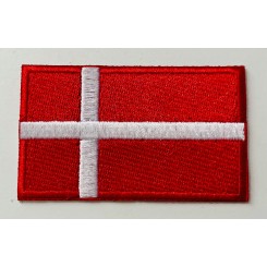 Dannebrog Flag til påsyning / påstrygning