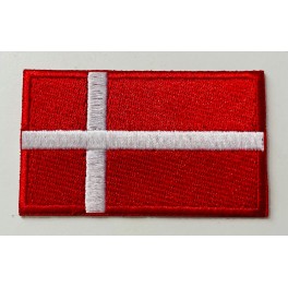 Dannebrog Flag til påsyning / påstrygning